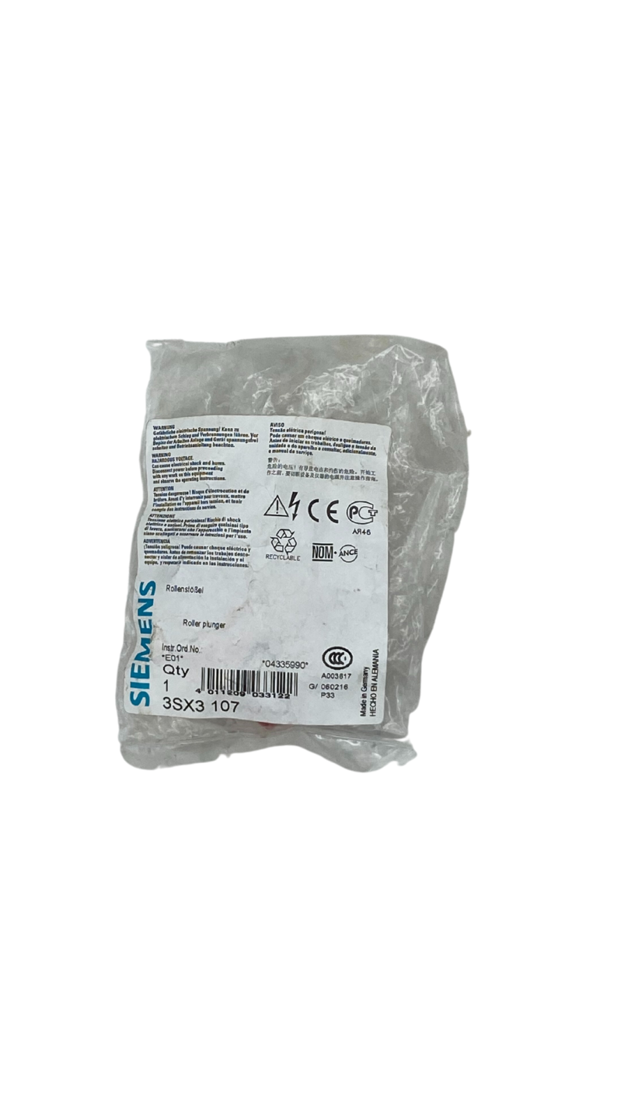 Siemens 3SX3 107 Rollenstößel |