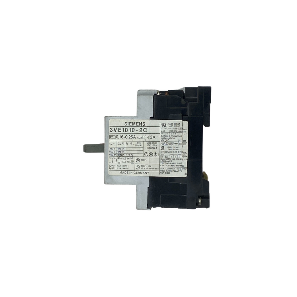 Siemens 3VE1010.2C Motorschutzschalter |