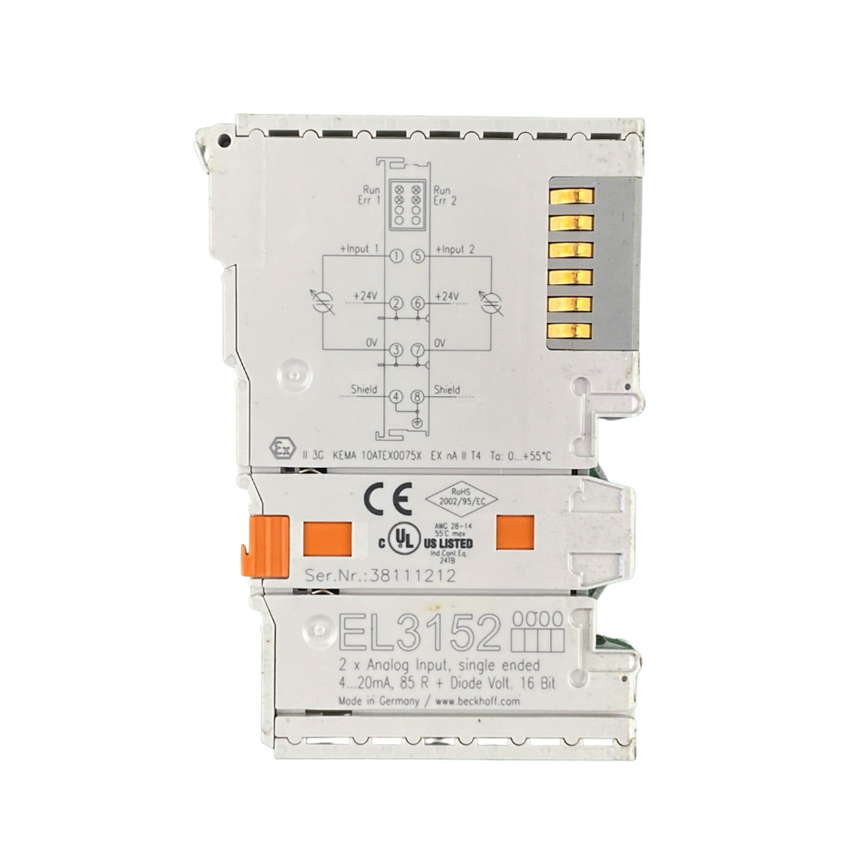 Beckhoff EL3152 EtherCAT-Klemme