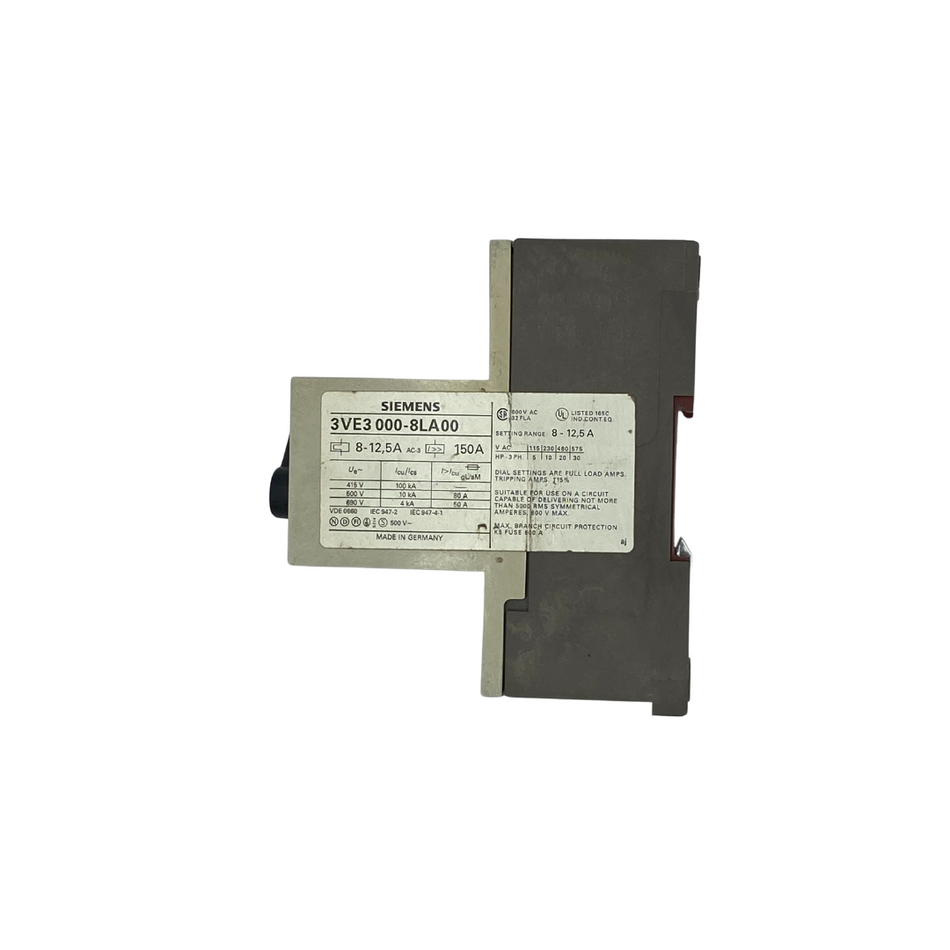 Siemens 3VE3000-8LA00 Motorschutzschalter |
