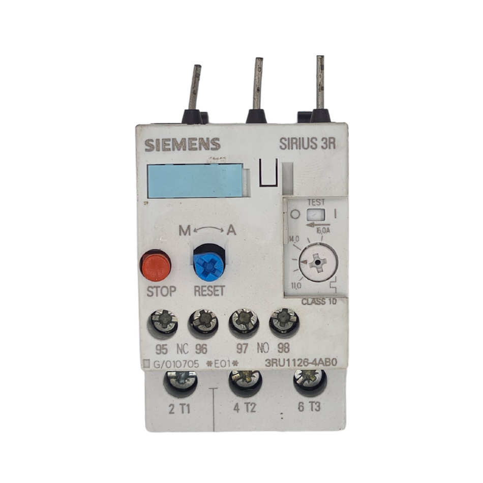 Siemens 3RU1126 - 4AB0  Überlastrelais  |