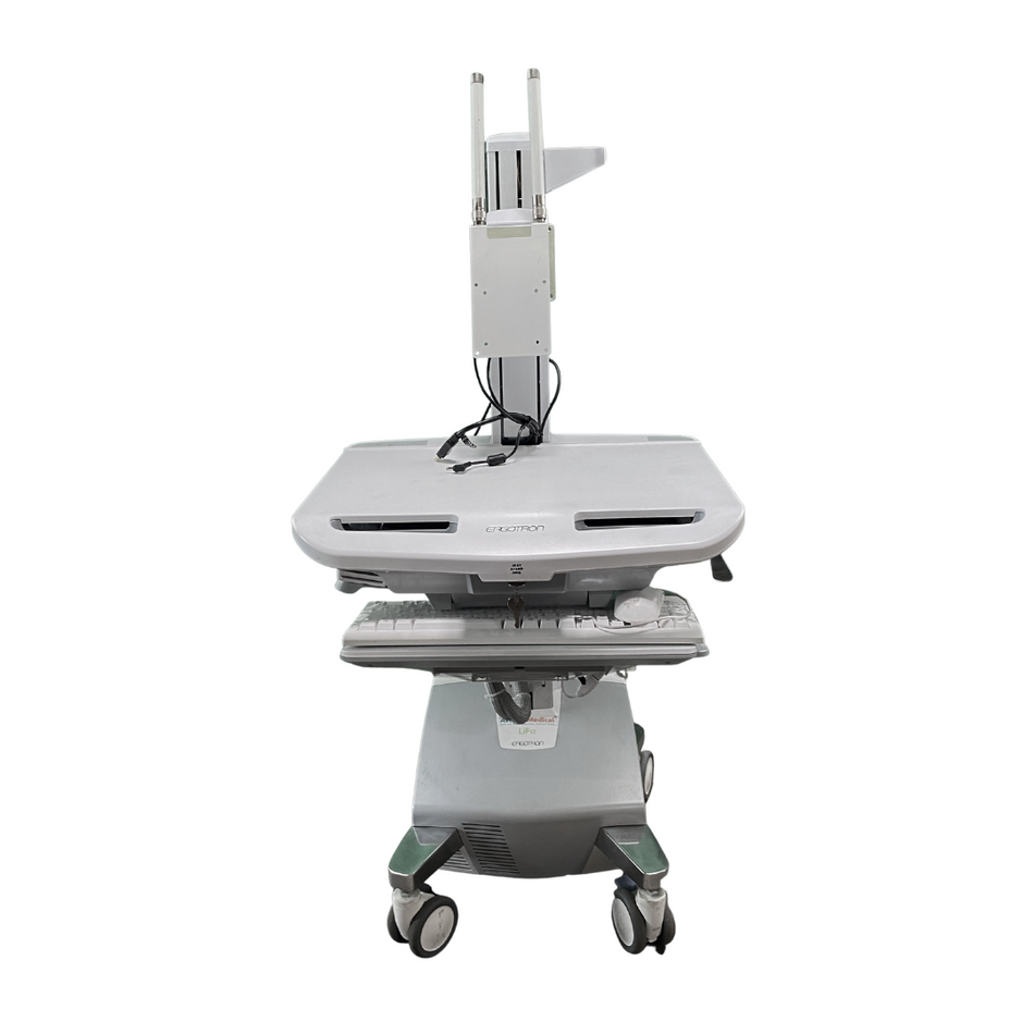 Ergotron StyleView EMR-Fahrwagen mit Display Halter,Stromversorgung SV42-6302-2