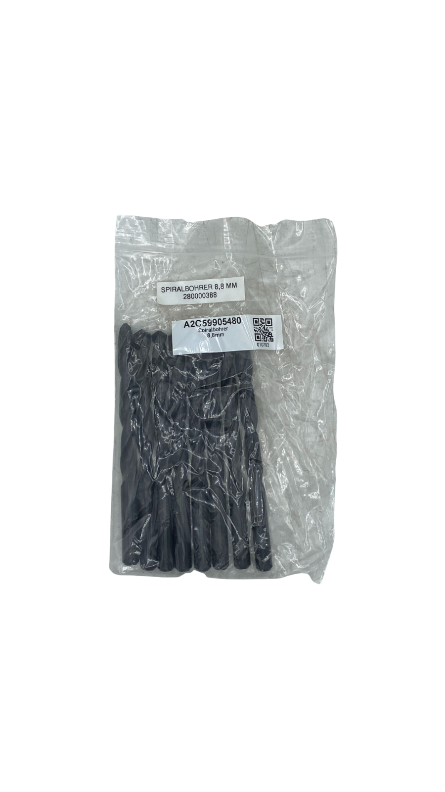 8x Spiralbohrer 8,8mm ||