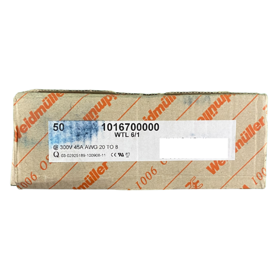 Weidmüller 1016700000 Reihenklemme - 50 Stk.