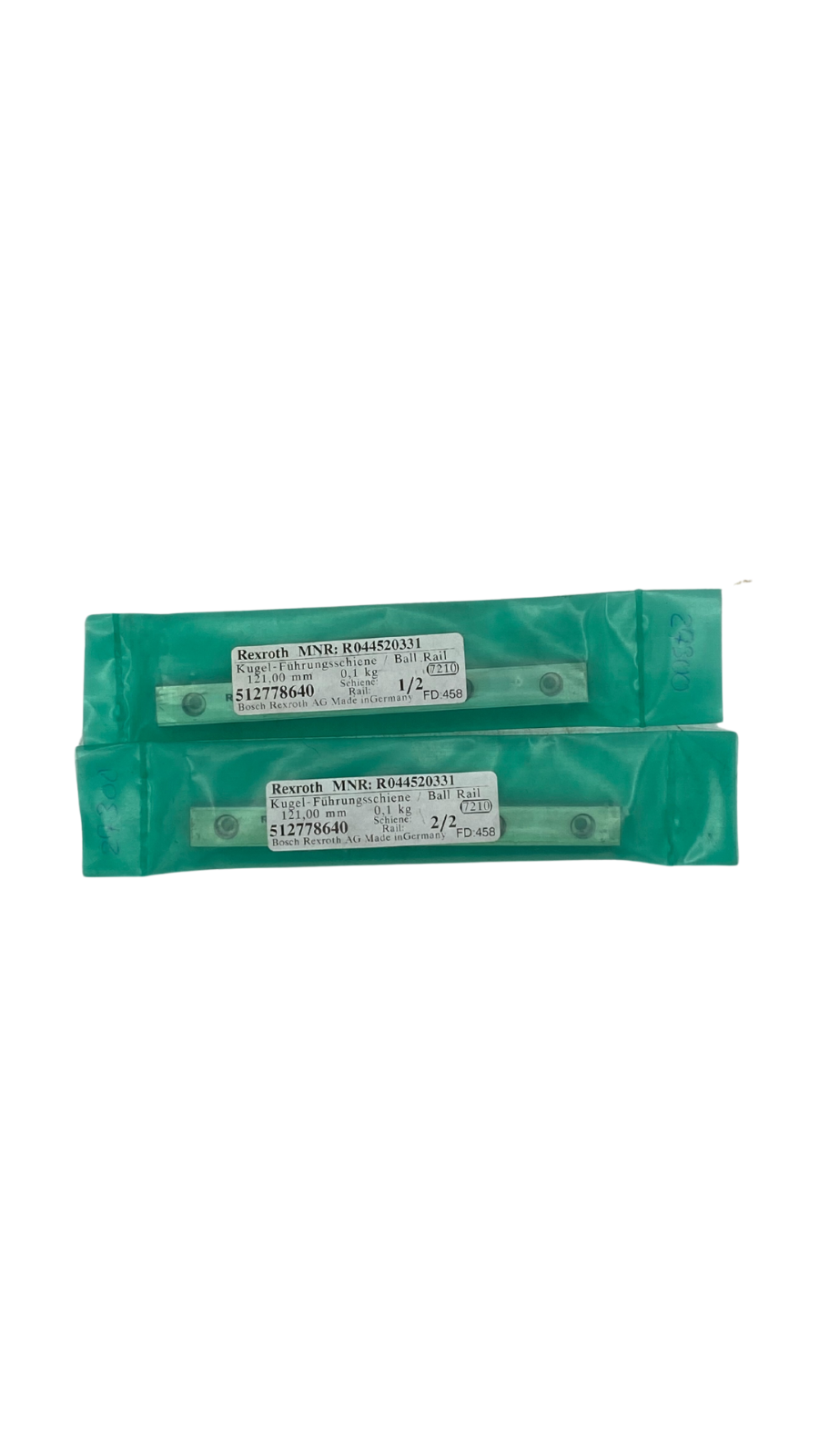 Rexroth MNR:R0445203311 121,00mm Kugel-Führungsschiene ||