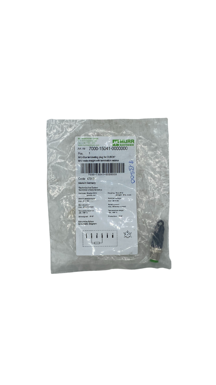 murr elektronik7000-15041-0000000 Aschlussstecker ||