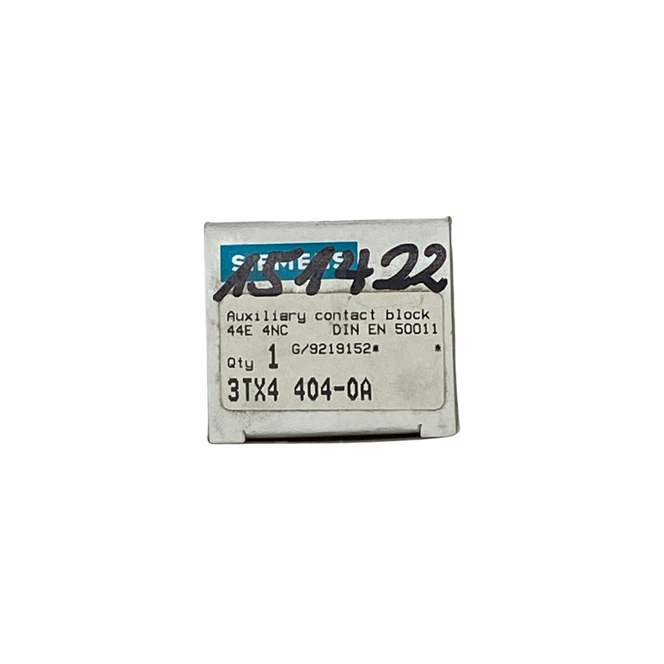 Siemens 3TX4 404-0A Hilfsschalterblock |