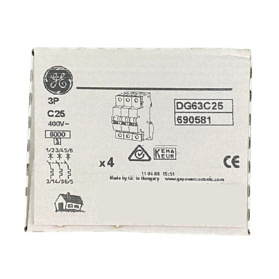 General Electric DG63C25 Leistungsschalter - 4 Stk.