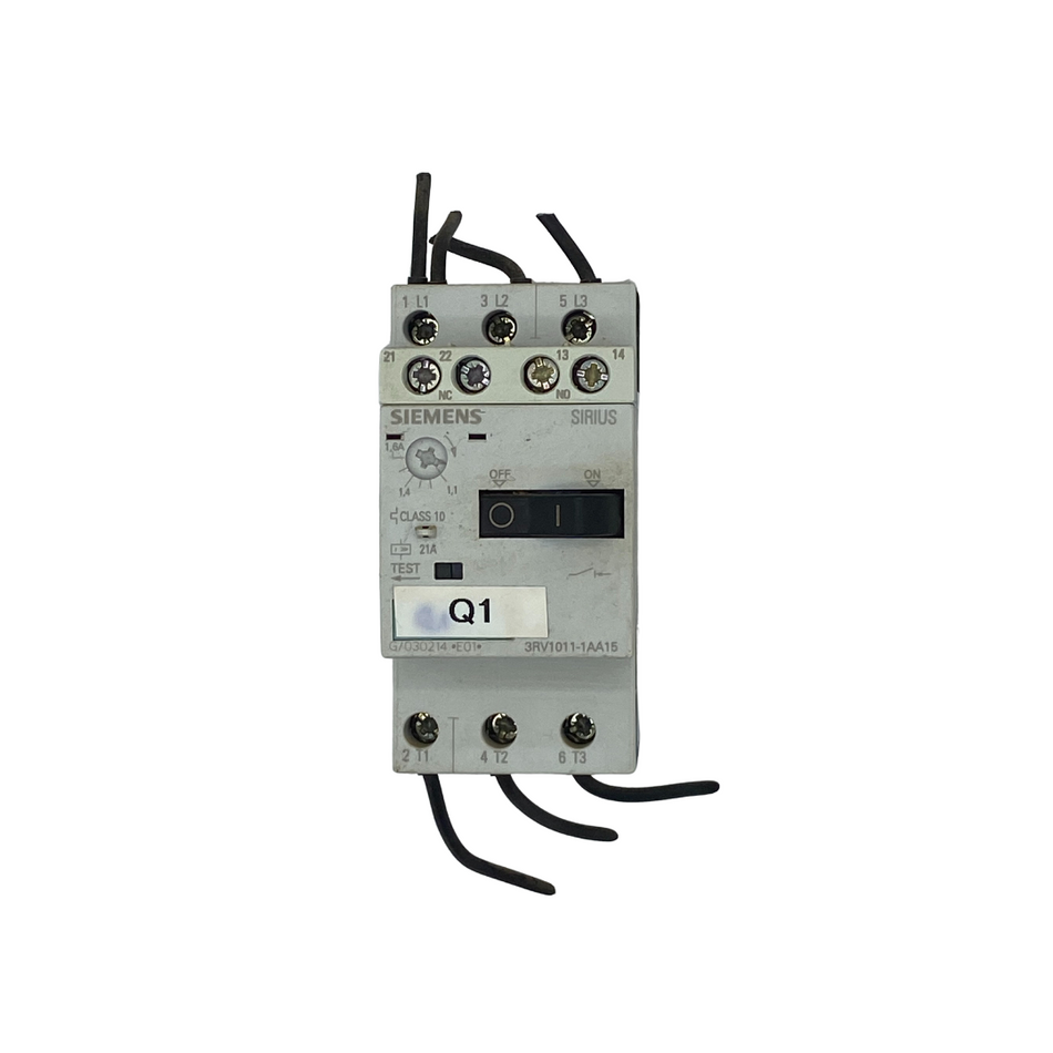 Siemens 3RV1011-1AA15 LEISTUNGSSCHALTER |
