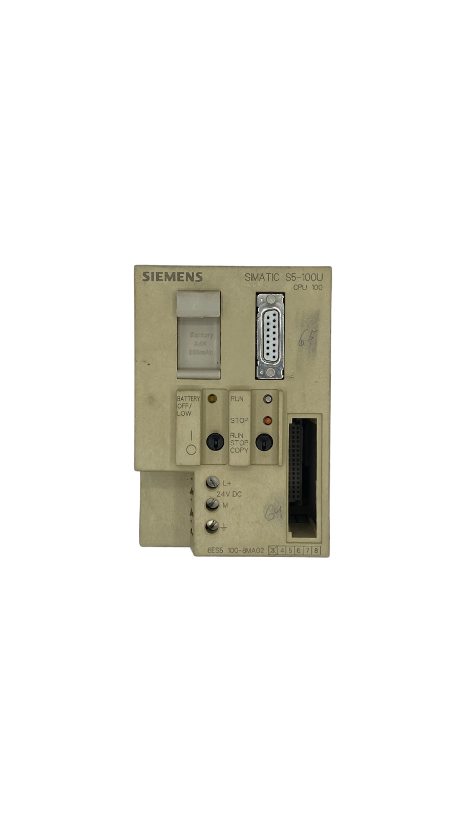 Siemens Simatic S5 6ES5 100-8MA02 |