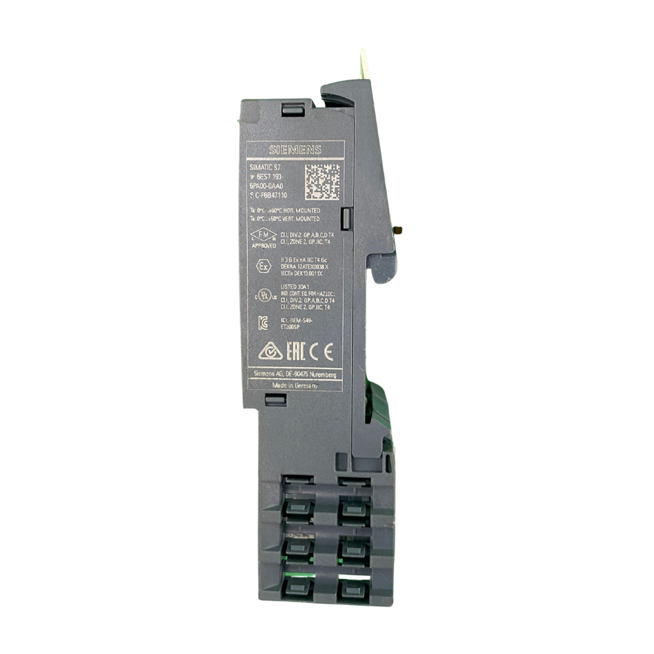 Siemens BU20-P8+A4+0B + 6ES7 193-6PA00-0AA0