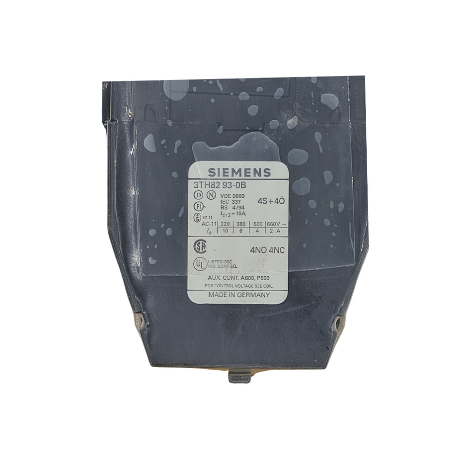 Siemens 3TH8293-0B Contactor Relay |