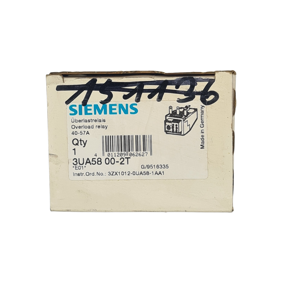 Siemens 3UA5800-2T Überlastrelais |