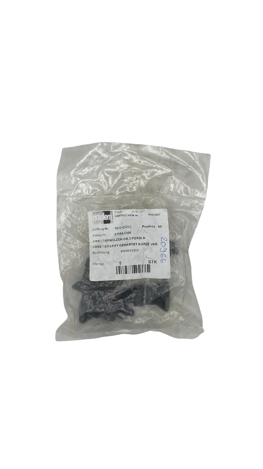 Norelem 03089-5308 Arretierbolzen ||