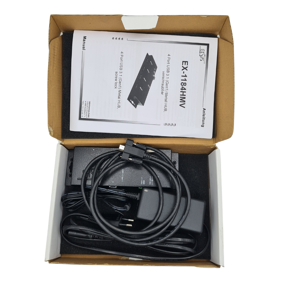Exsys EX-1184HMV 4 Port Hub 3.1