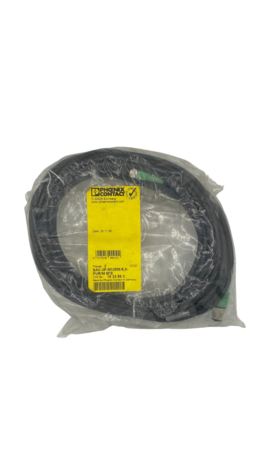 Phoenix contact SAC-3P-M12MS/5,0-PUR/M 8FS ||