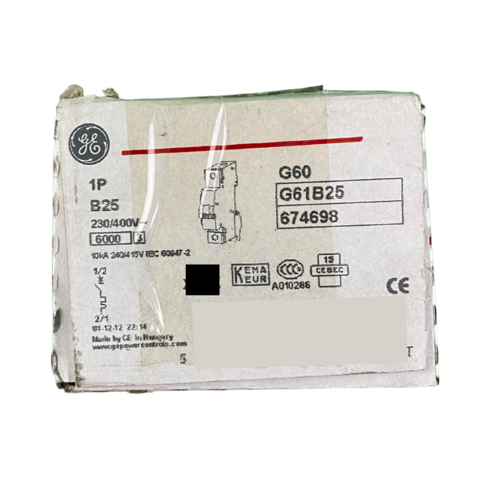 General Electric G61B25 Leistungsschalter  -  6 Stk.