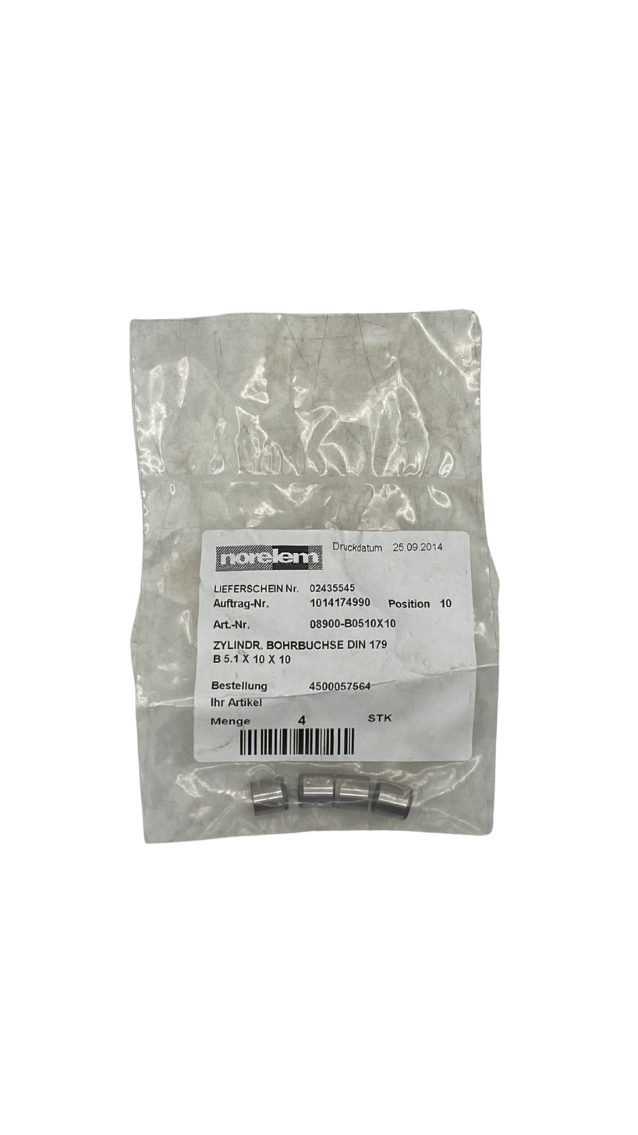 Norelem 08900-B0510X10 Zylinder Bohrbuchse DIN 179 ||