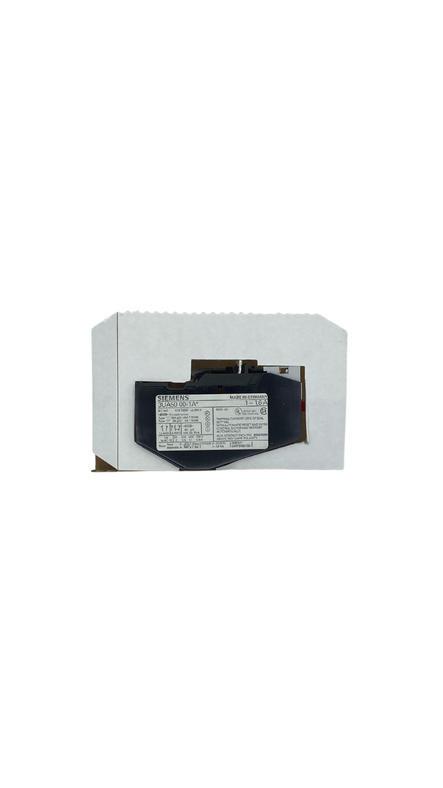 Siemens 3UA50 00-1A Überlastrelais |