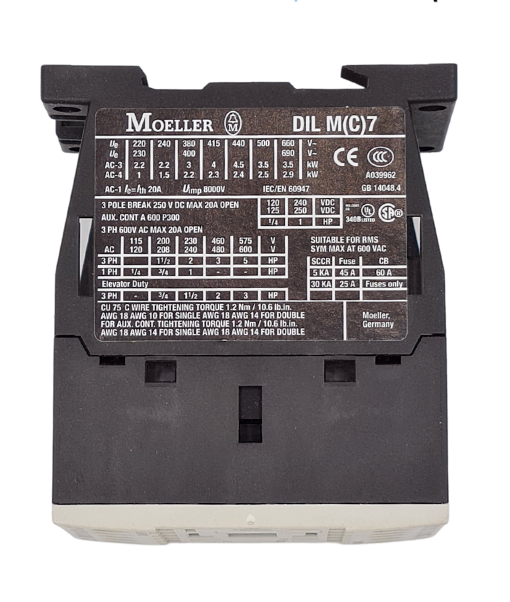 Moeller DILM7-01(230V50HZ,240V60HZ) Schütz 3 Schließer
