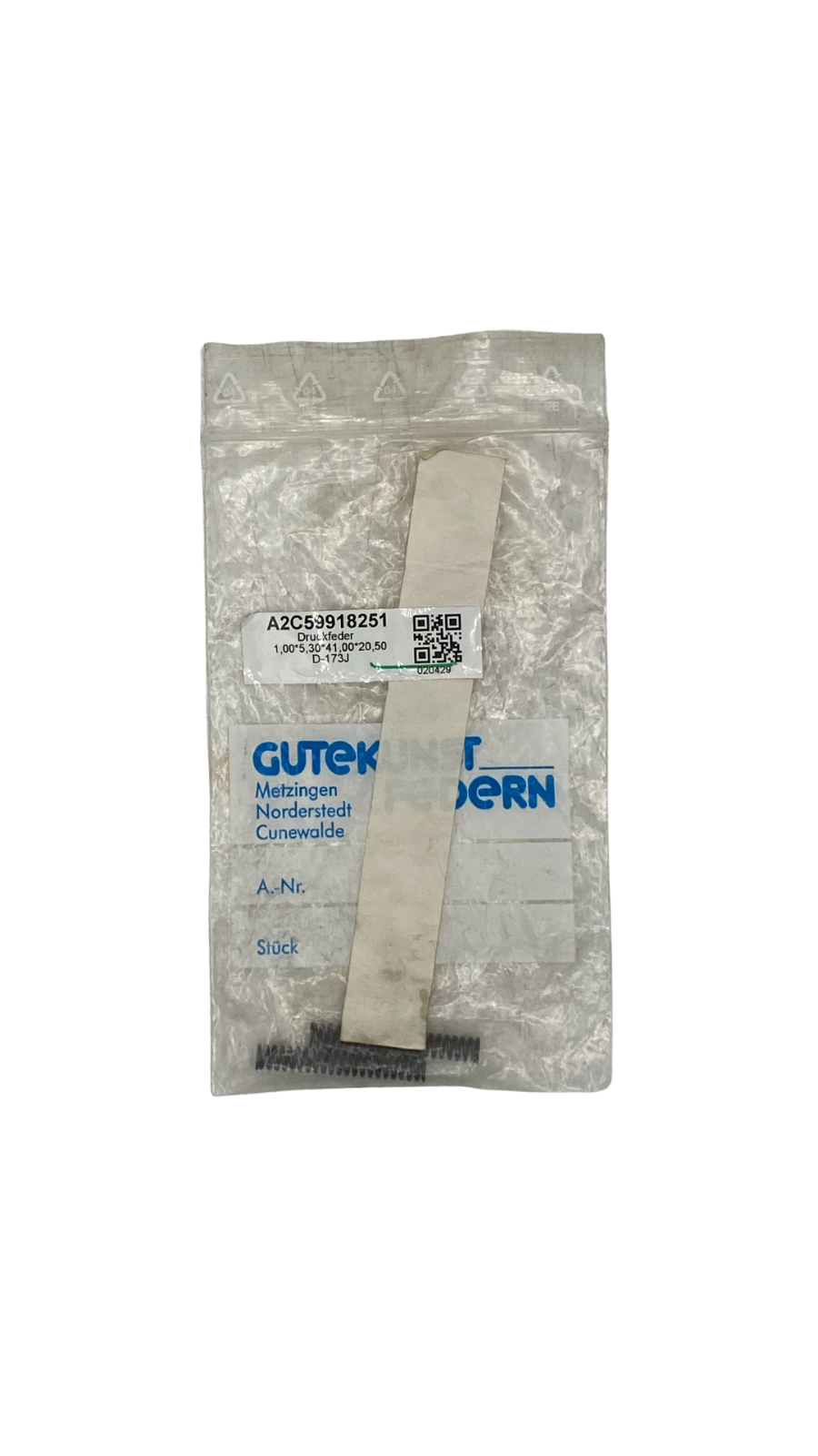 2x Gutekunst Federn D-173J ||