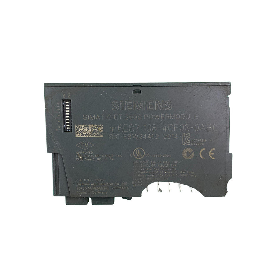 Siemens 6ES7 138-4CF03-0AB0 PowerModule