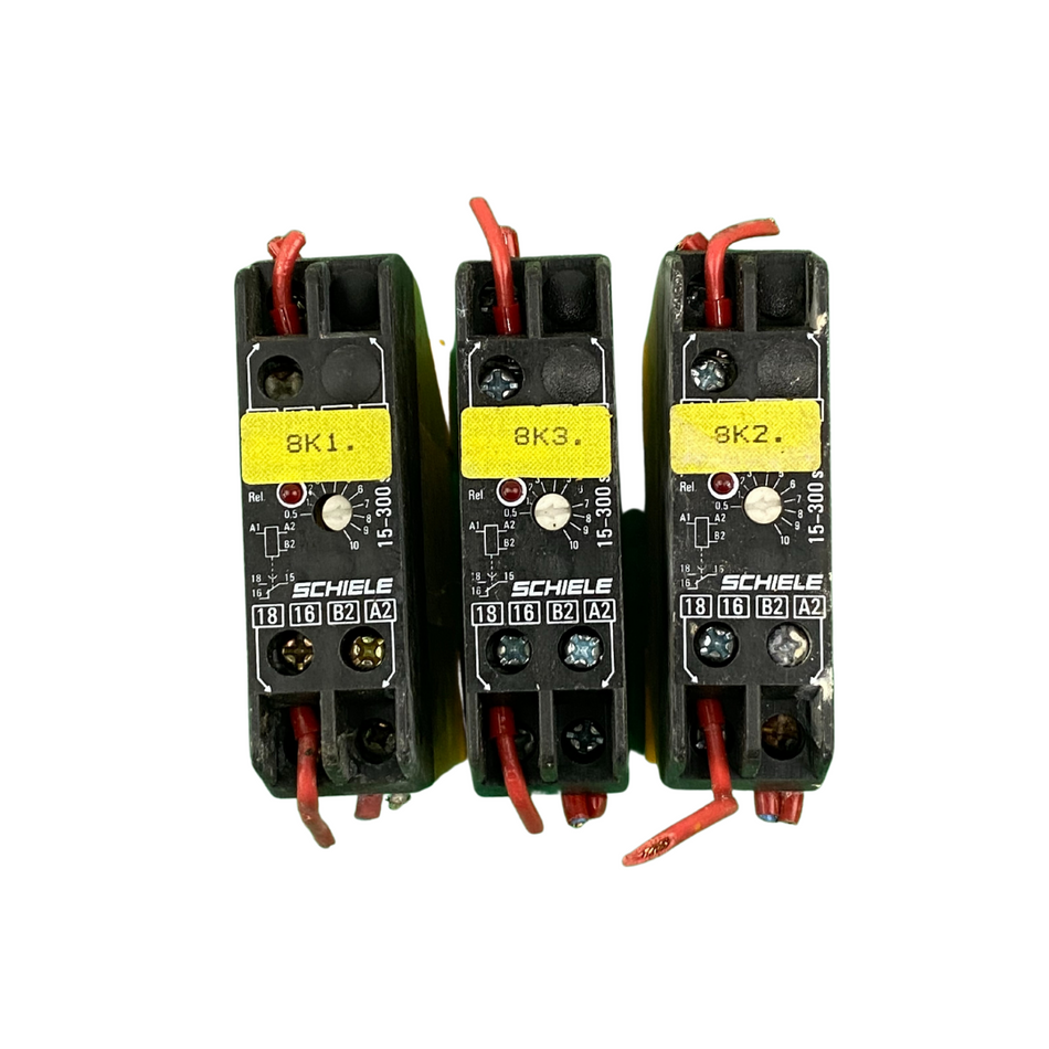 3x Schiele ER 2.411.700.05 Zeitrelais