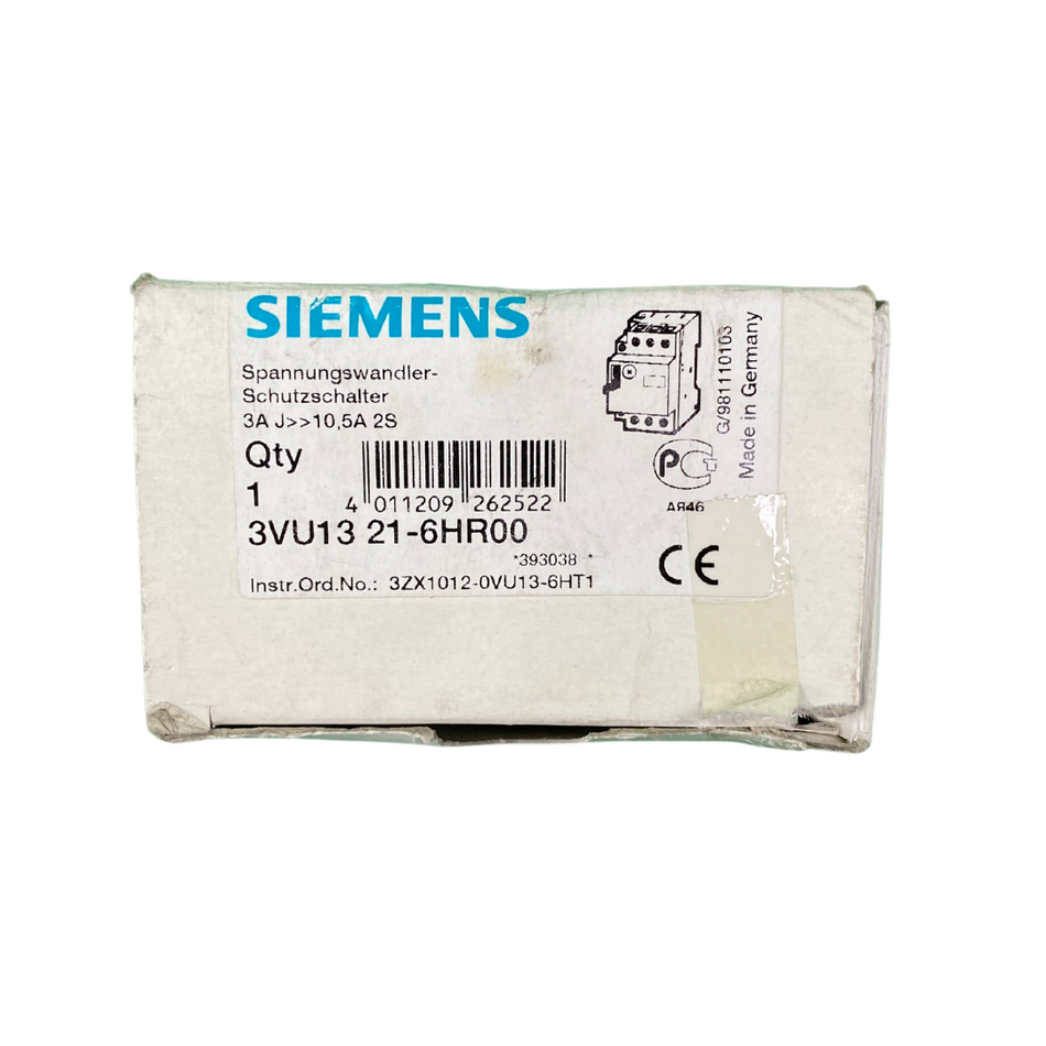 Siemens 3VU1321-6HR00 Schützschalter |
