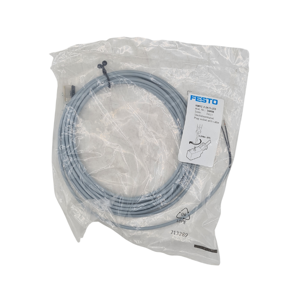 Festo KMYZ-2-24-5-LED Steckdosenkabel |