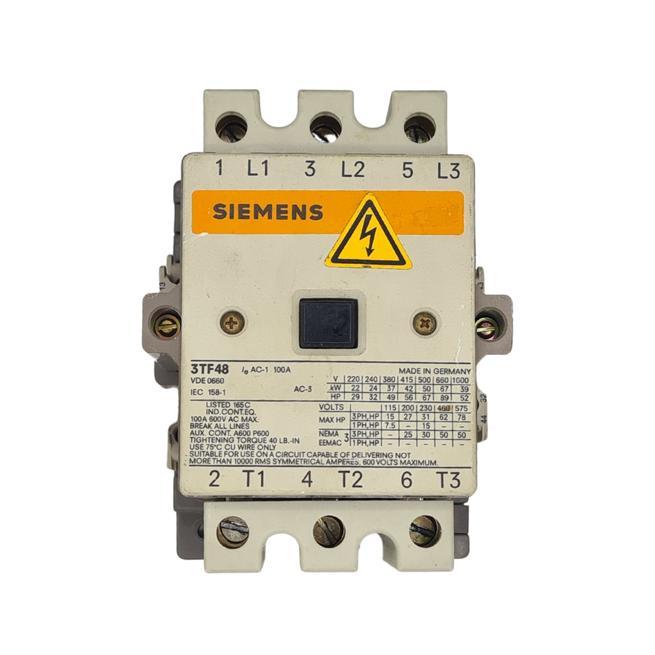 Siemens 3TF48 Leistungssschütz  |