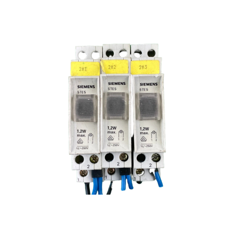 3x Siemens 5TE5 Leuchtmelder