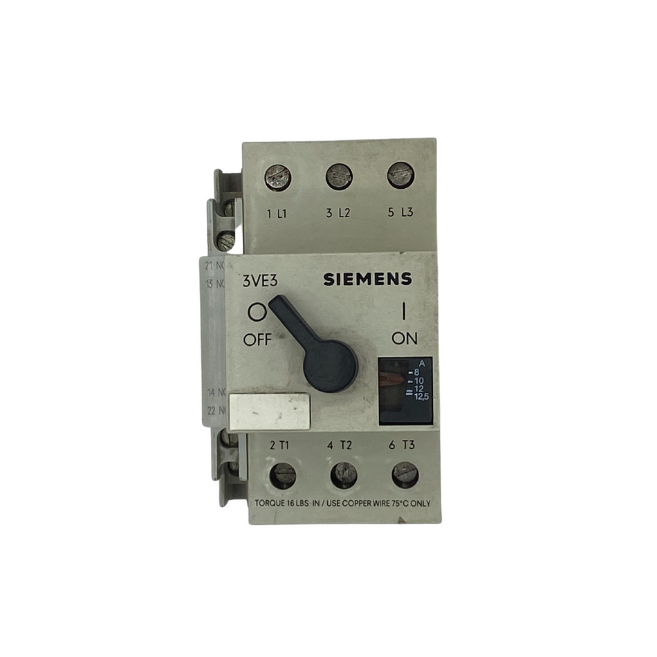 Siemens 3VE3000-8LA00 Motorschutzschalter |