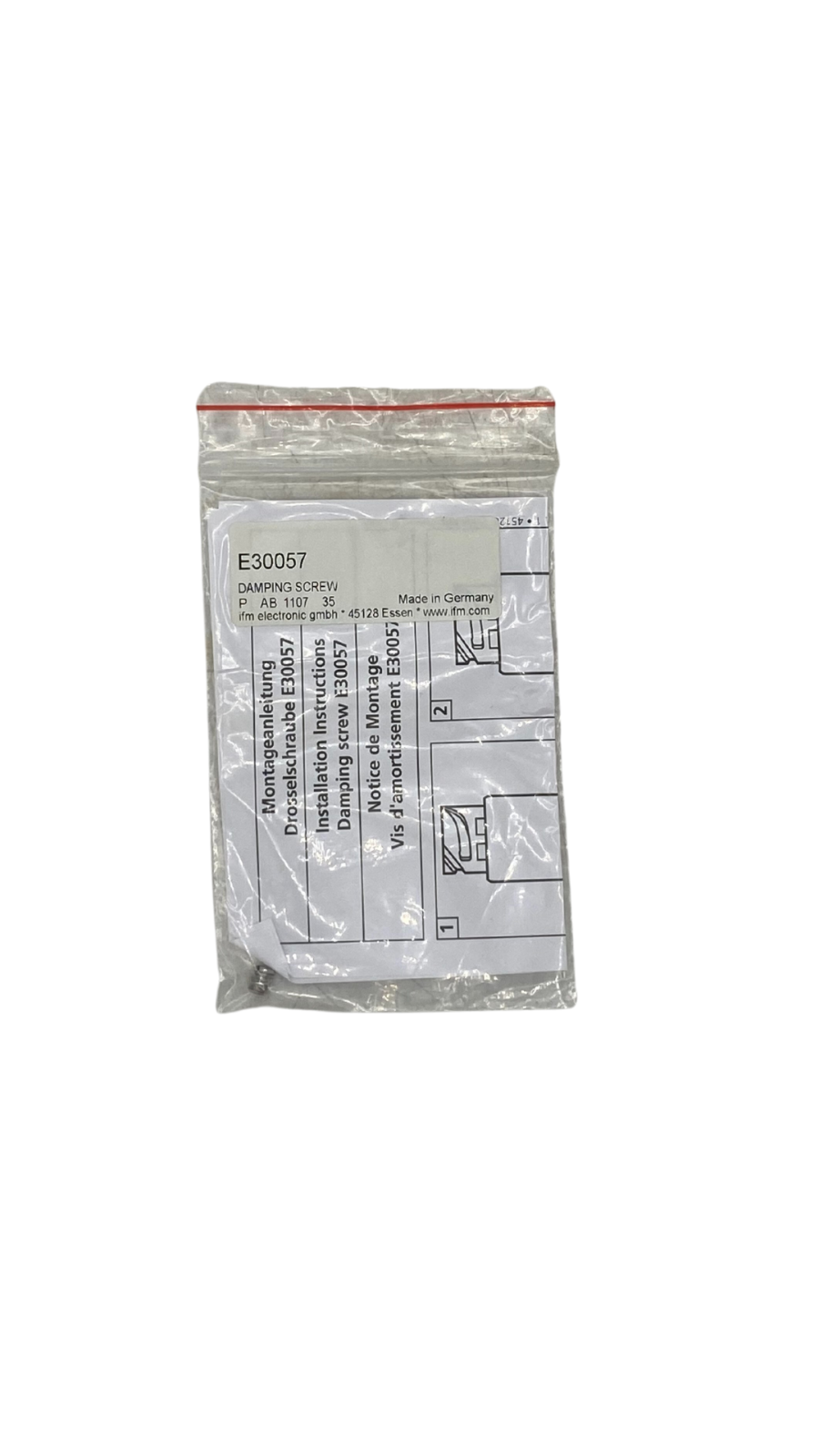 6x ifm E30057 Drosselschraube für Drucksensoren ||
