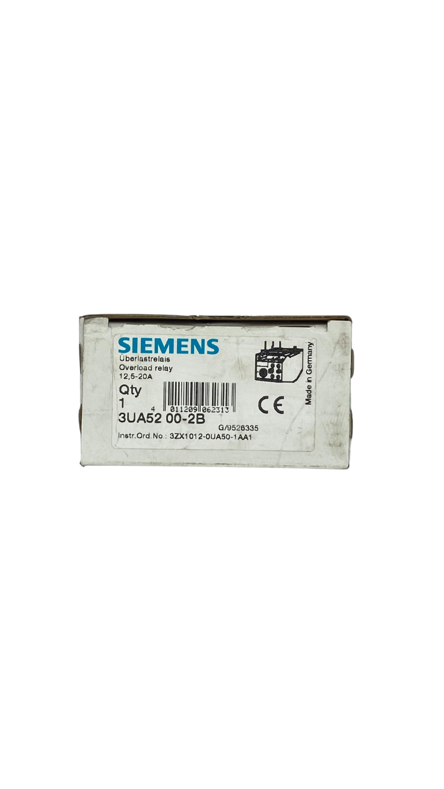 Siemens 3UA52 00-2B Überlastrelais |