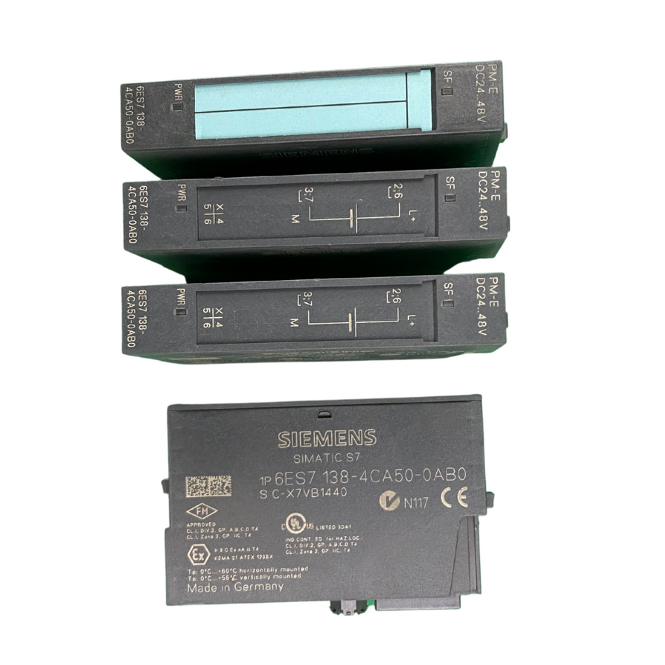 4x  Siemens 6ES7 138-4CA50-0AB0