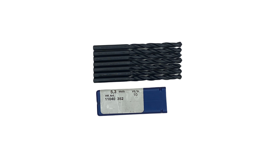 7x Spiralbohrer 5,3 mm ||
