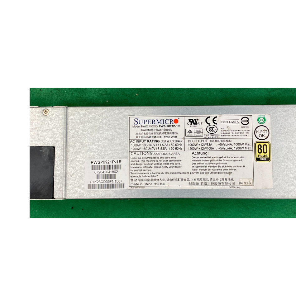 Supermicr PWS-1K21P-1R