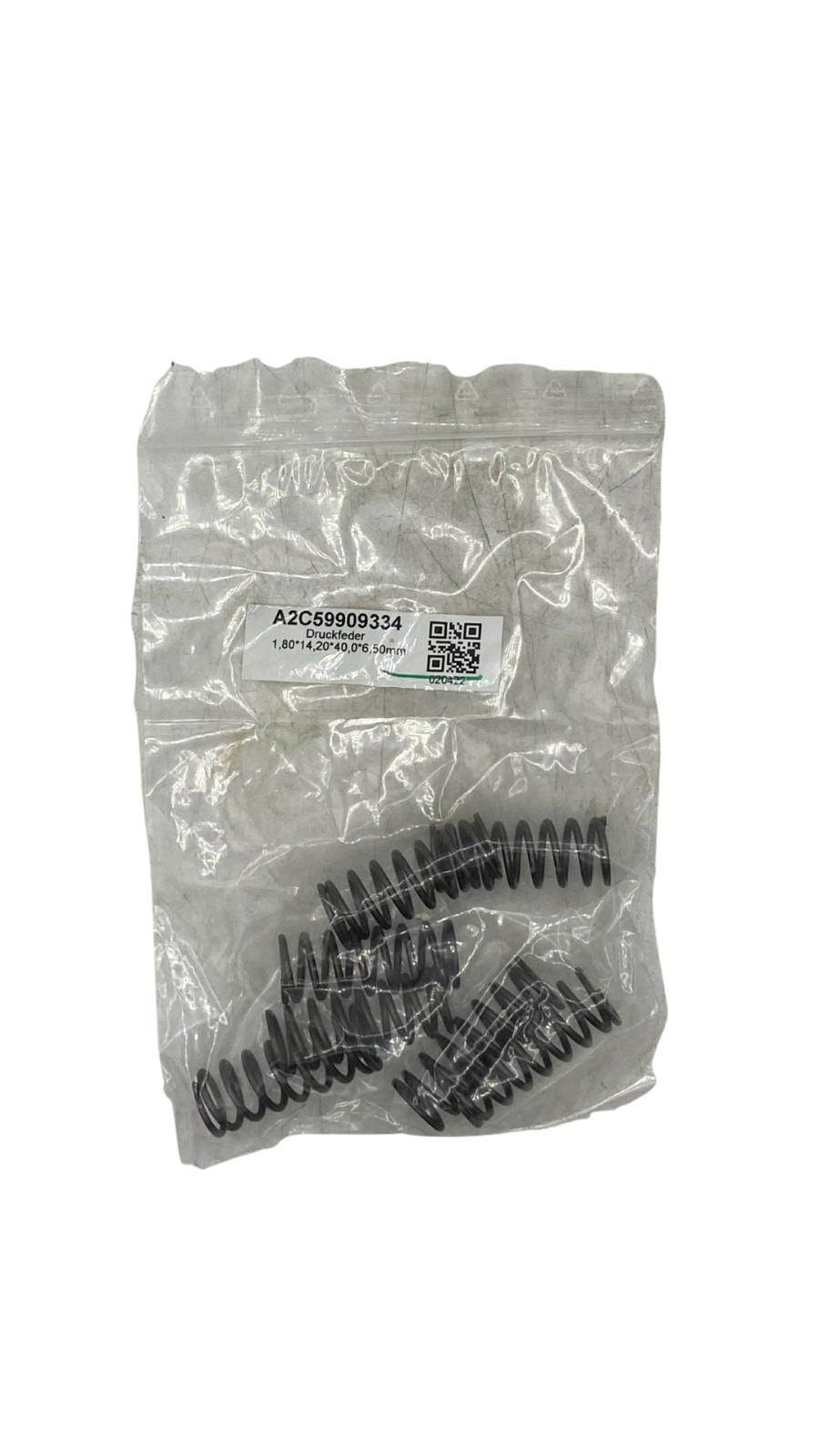 7x Druckfeder 1,8*14,2*40*6,5mm ||