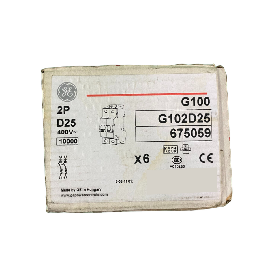 General Electric GE G102D25  Leistungsschalter - 6 Stk.