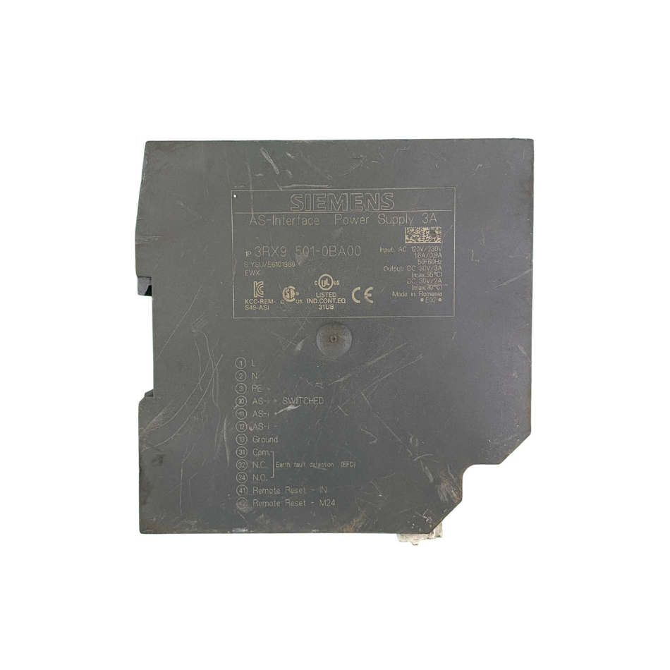 Siemens 3RX9 501-0BA00 AS-Interface Power Supply