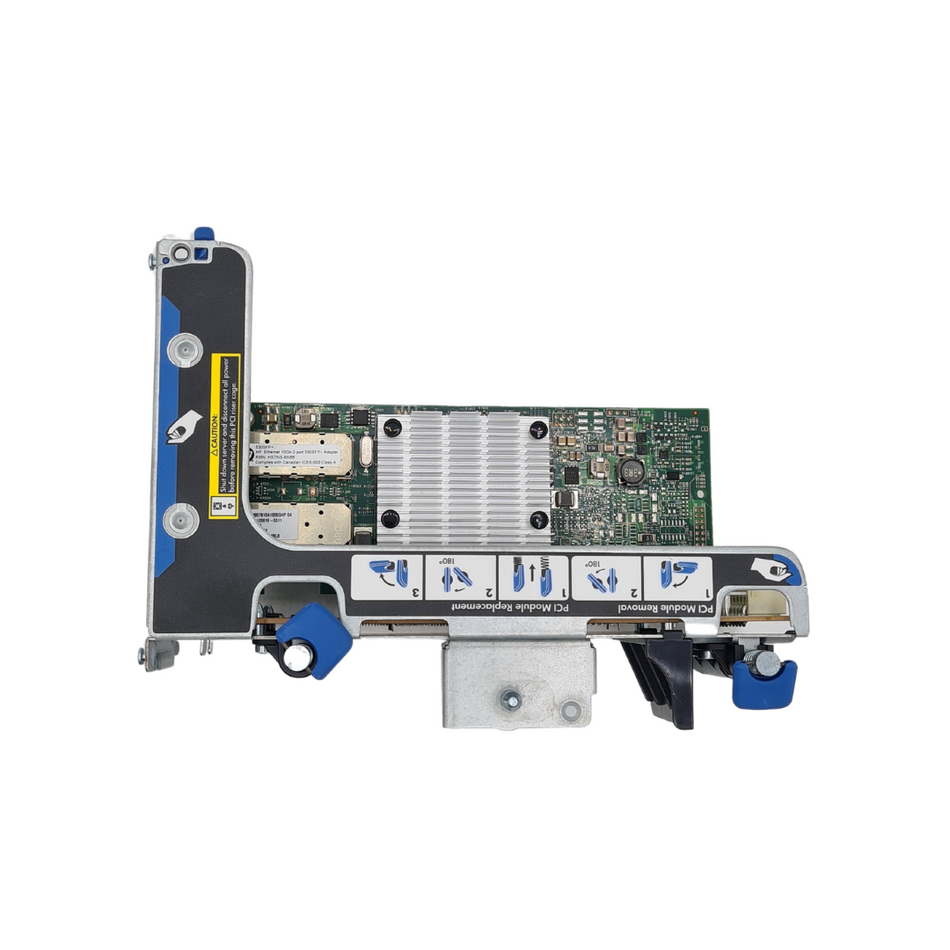 HP 652501-001 Ethernet Server Netzwerkkarte + HP 777287-001 RISER CARD