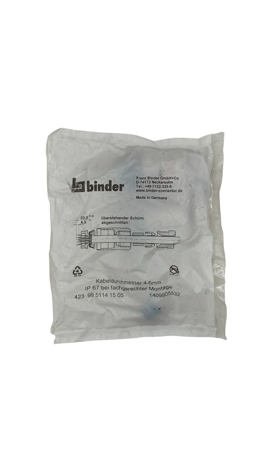 Binder 423 99 5114 15 05 STECKER ||