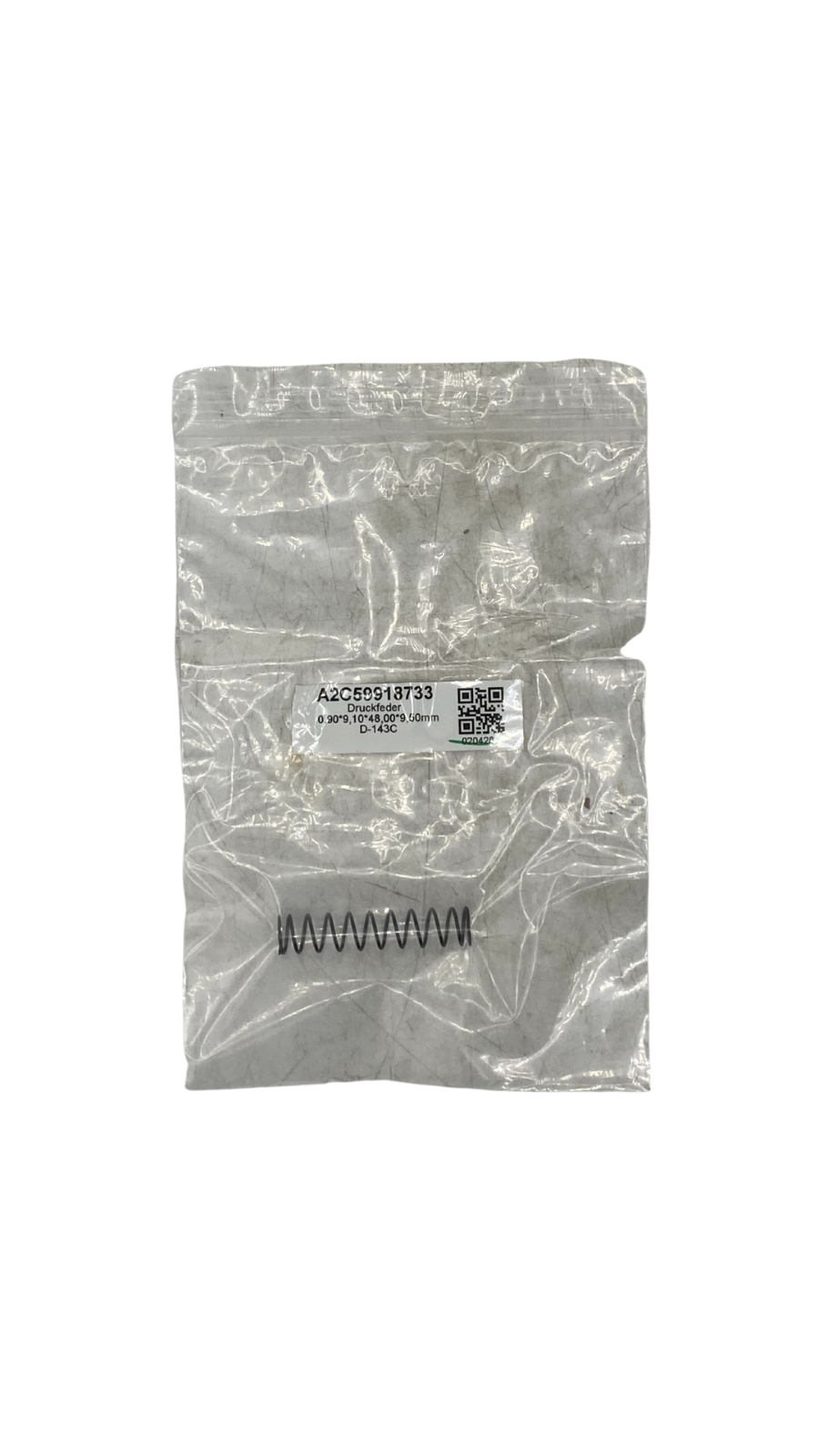 Druckfeder D-143C 0,9*9,10*48*9,5mm ||