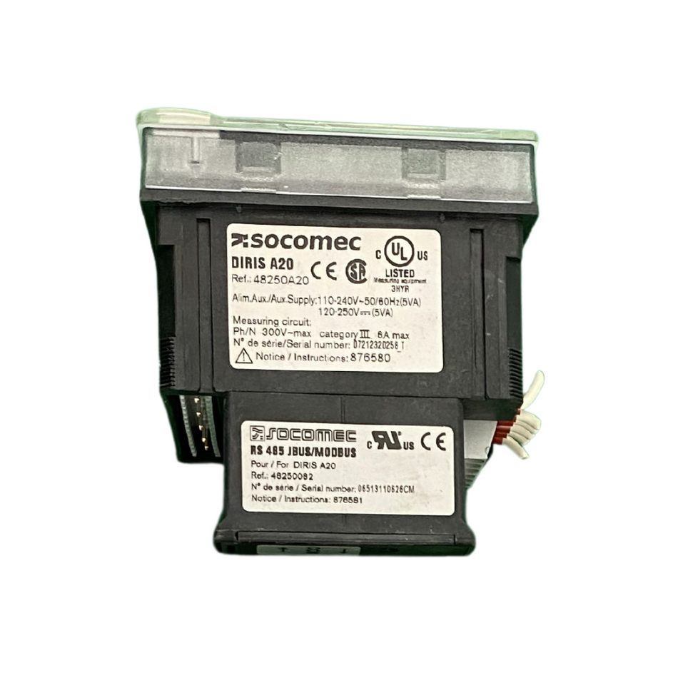 SOCOMEC DIRIS A20 Leistungsmessgerät + SOCOMEC RS 485 JBUS/MODBUS