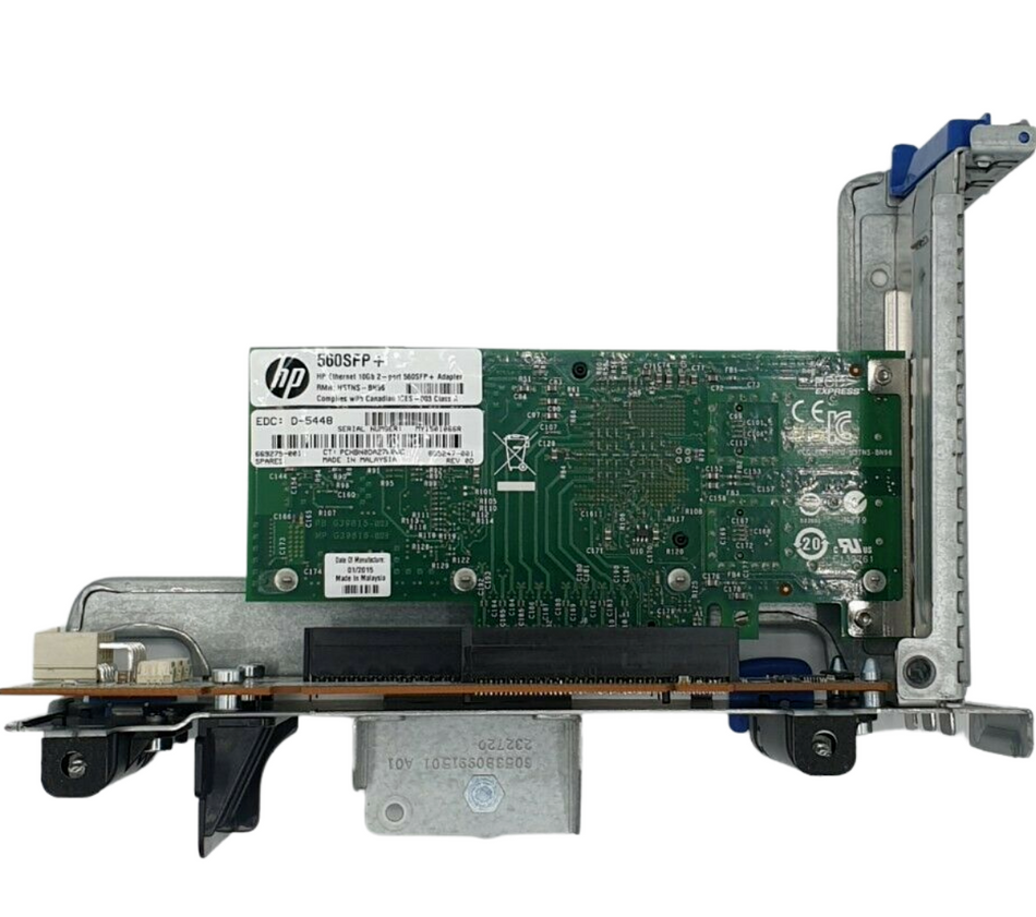 HP 560SFP+ 10GBE PCI-E 2.0 x8 Ethernet Card