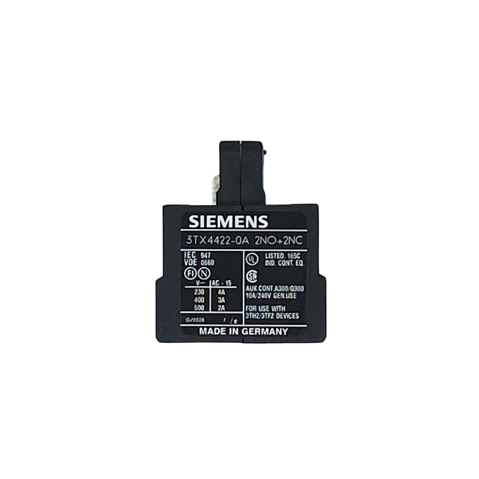 Siemens 3TX4 422-0A Hilfsschalterblock |
