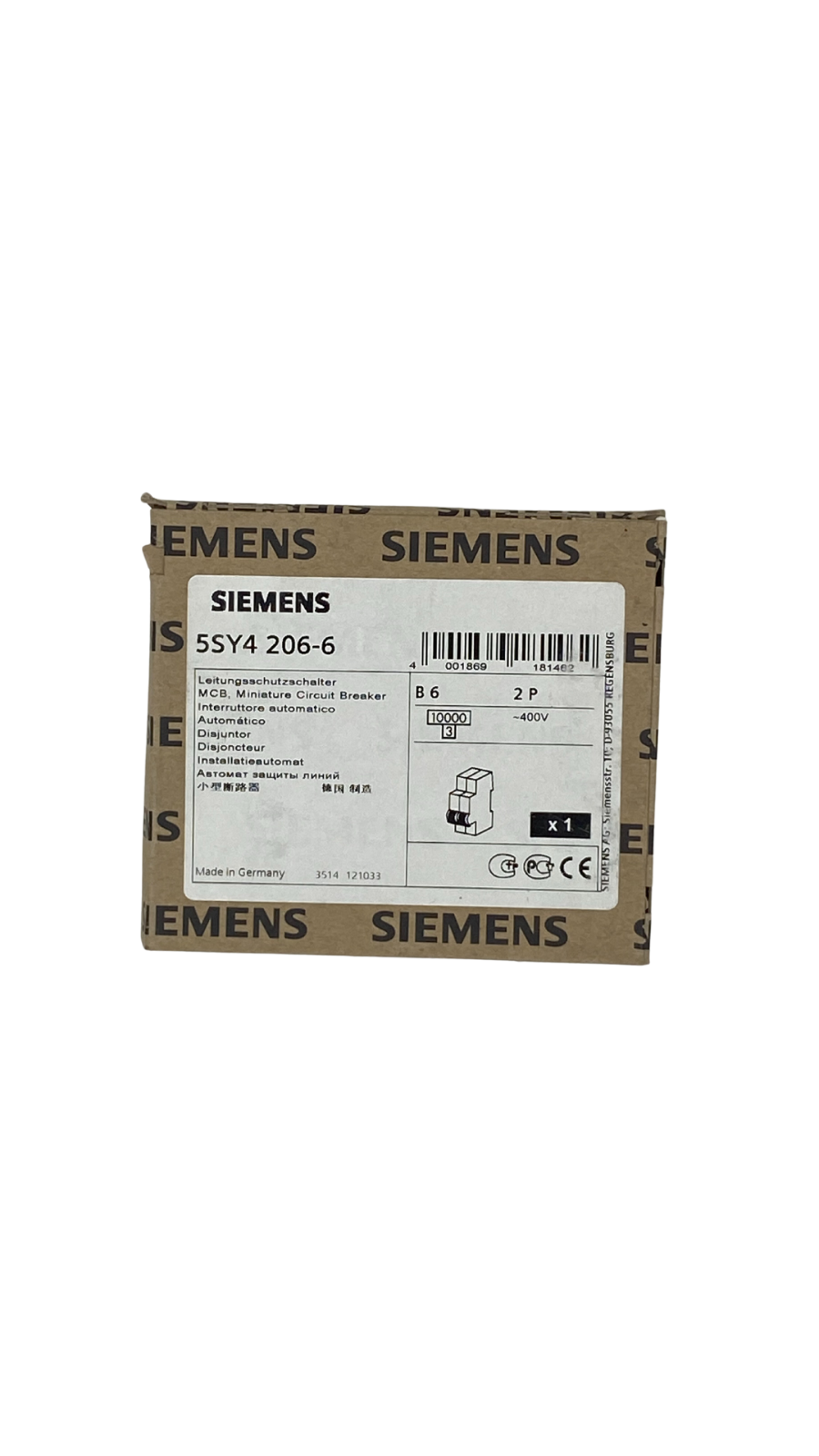 Siemens 5SY4 206-6 Leistungsschutzschalter ||