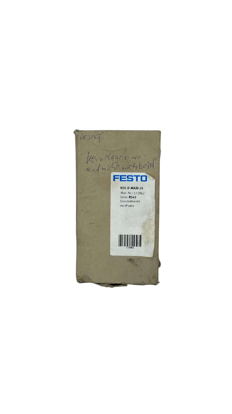 Festo HEE-D-MAXI-24 Einschaltventil |