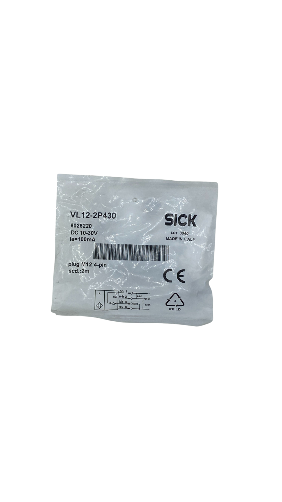Sick VL12-2P430 Reflexions-Lichtschranke ||