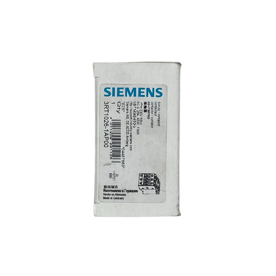 Siemens 3RT1026-1AP00 Schütz